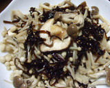きのこの酒蒸し◆胡麻昆布佃煮◆和え♪作り方4写真