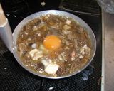 牛すじ煮ですき焼き風簡単丼・・・！作り方2写真