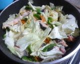 生秋鮭で　野菜たっぷり味噌胡麻焼き作り方7写真