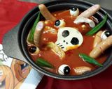 ハロウィンのトマト鍋作り方5写真