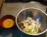 豆腐の卵とじ作り方1写真
