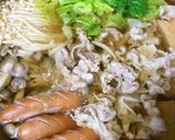 簡単♪寄せ鍋☆あっさり鶏ガラ醤油だし作り方5写真
