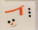 クリスマス 簡単 キャラ弁＊雪だるま作り方4写真
