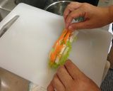 野菜たっぷり！幸せの生春巻作り方5写真