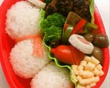 クリスマス 簡単 キャラ弁＊雪だるま作り方5写真