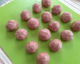 お弁当に❀ライス入り肉団子作り方3写真
