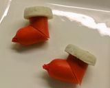 クリスマス キャラおかず＊サンタブーツ作り方5写真