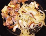 牛乳で♡鶏と野菜の和風クリームスパゲティ作り方5写真
