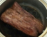 簡単に作れます！お鍋で和風ローストビーフ作り方5写真
