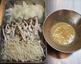 ●鮭ときのこの味噌バターホイル焼き●作り方1写真