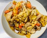 簡単時短！10分以内にできる豚肉と根菜甘辛炒め作り方5写真