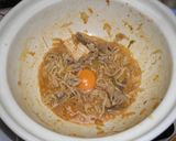 ラーメンスープで簡単♪モツ鍋(*。。*)作り方6写真