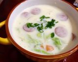 たっぷりお野菜＊味噌ミルクスープ作り方4写真