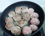栄養満点☆我が家の煮込みハンバーク作り方4写真