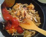 簡単裏ワザで柔らかチキンのトマト煮込み作り方9写真