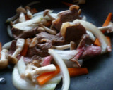 すき焼き風焼きうどん♪作り方3写真