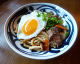 すき焼き風焼きうどん♪作り方5写真