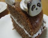 炊飯器ケーキさくさくぱんだデコレーション作り方4写真
