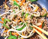 とろ〜り ひき肉の和風チンジャオロース作り方7写真