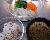 ほうれん草ともやし達の胡麻和え♪作り方1写真