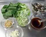 アサリと小松菜のオイスター香味蒸し作り方1写真