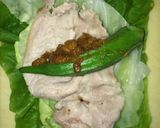 豚しゃぶのお肉で ヘルシー 巻き巻き野菜作り方5写真