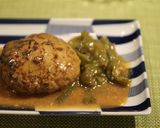 ナス入り味噌煮込みハンバーグ作り方7写真