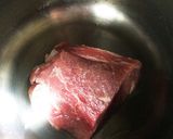 豚・牛かたまりでトマトソース煮込み作り方1写真