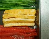 簡単(^^)3色♪巻き寿司作り方1写真