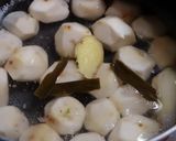 『里芋の青ネギ味噌和え』作り方1写真