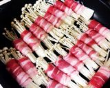 ☆えのきの豚肉巻き〜オイスターソース味☆作り方3写真