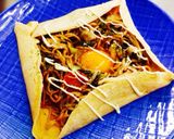 焼きそばでガレット風♡作り方5写真