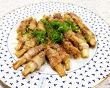☆えのきの豚肉巻き〜オイスターソース味☆作り方5写真