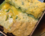 甘くないだし巻き卵焼き 茗荷とシソで作り方2写真