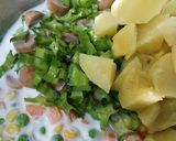 美味しい四角豆のオムレツ作り方4写真