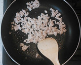 超簡単　ニラとエリンギのそぼろ炒め　副菜作り方4写真