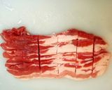 カリカリ豚バラの甘味噌炒め作り方1写真
