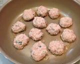 豆腐入りふわふわ月見つくね☆れんこん和え作り方3写真
