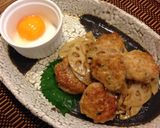 豆腐入りふわふわ月見つくね☆れんこん和え作り方6写真