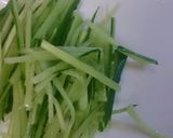 千切り野菜とあげワンタンの中華和え♪作り方2写真