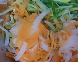 千切り野菜とあげワンタンの中華和え♪作り方7写真