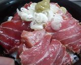 マグロ漬け丼ﾍ(ﾟ∀ﾟﾍ)ｱﾋｬ作り方6写真