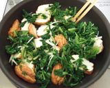 大根ぬき菜と魚河岸あげの甘酢炒め✿作り方3写真