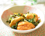 大根ぬき菜と魚河岸あげの甘酢炒め✿作り方5写真