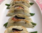 余った餃子の皮でシソカニかま焼き作り方3写真