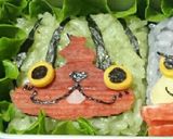 キューブな妖怪ウォッチ キャラ弁作り方7写真