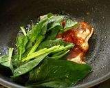 鶏肉とほうれん草のトマトパスタ作り方3写真