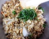 里芋の旨味たっぷり味噌おこわ作り方4写真