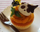 ぱんだで♪かぼちゃモンブランカップケーキ作り方5写真