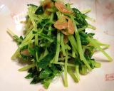 《簡単♪小鉢》豆苗の桜海老炒め作り方5写真